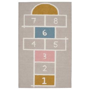 STÄPPSPARV rug, beige, 100x160 cm