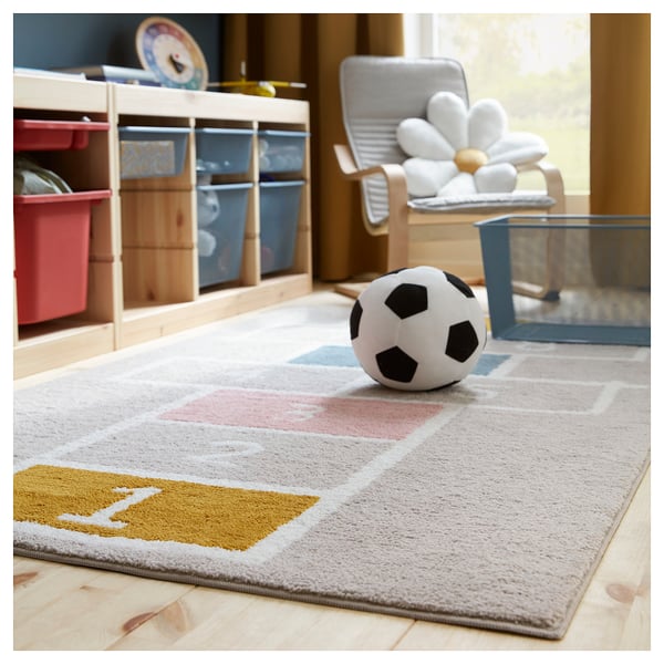 STÄPPSPARV - STÄPPSPARV Rug, beige, 100x160 cm