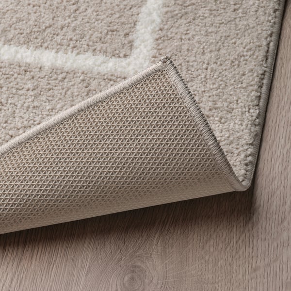 STÄPPSPARV - STÄPPSPARV Rug, beige, 100x160 cm