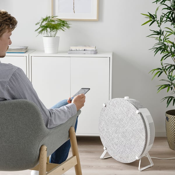 STARKVIND air purifier/additional gas filter, white