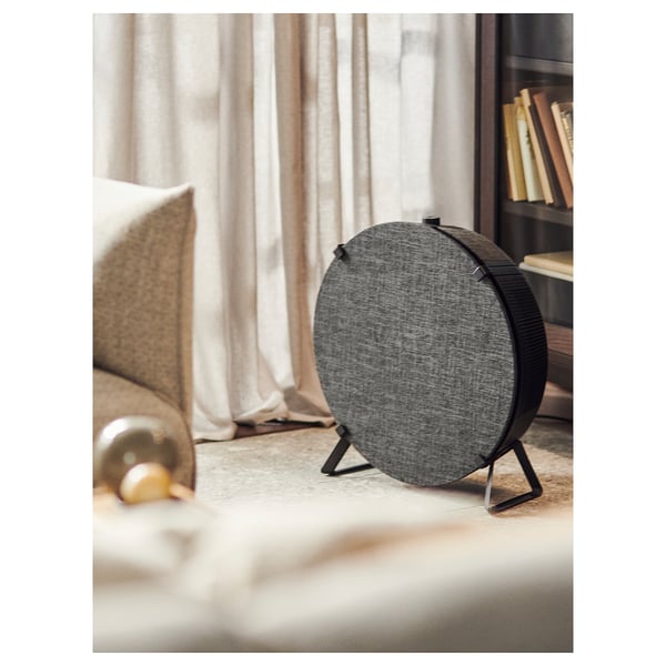 STARKVIND air purifier, black/smart, 51x53x19 cm