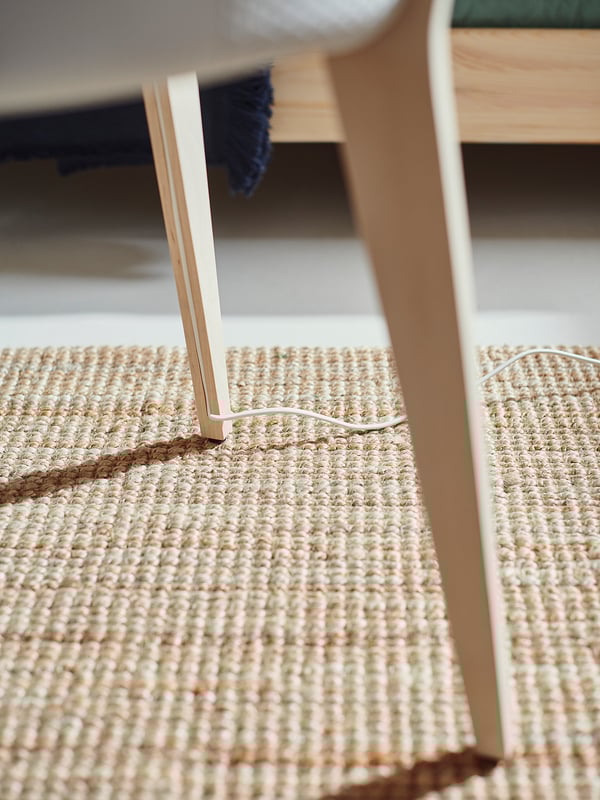 STARKVIND table with air purifier, additional gas filter stained oak veneer/white