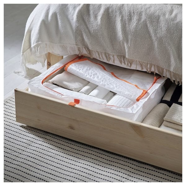 STARREKLINTE rug, flatwoven, natural/black, 120x180 cm