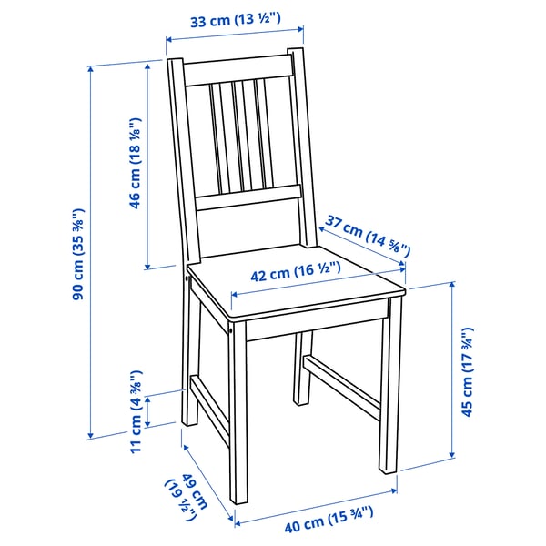 STEFAN - STEFAN Chair, white
