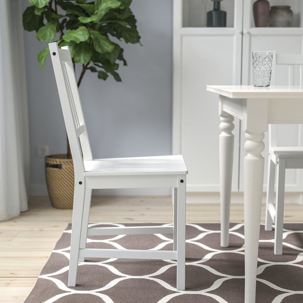 STEFAN chair, white, 42x90x49 cm