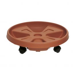TERRACOTTA ROLLER SAUCER 4 WHEELS 35-3