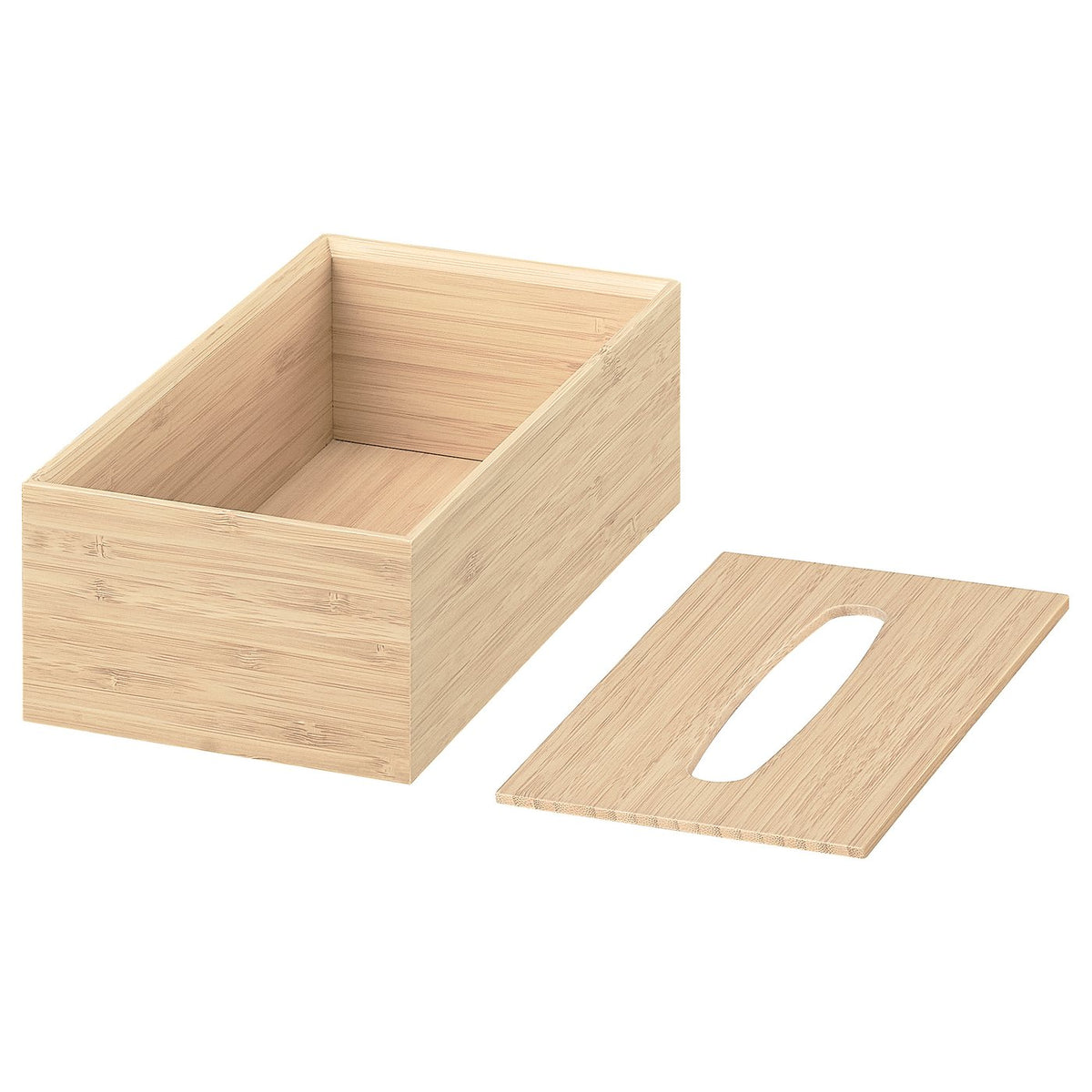 STEGESUND box for tissues, light bamboo, 13x8 cm