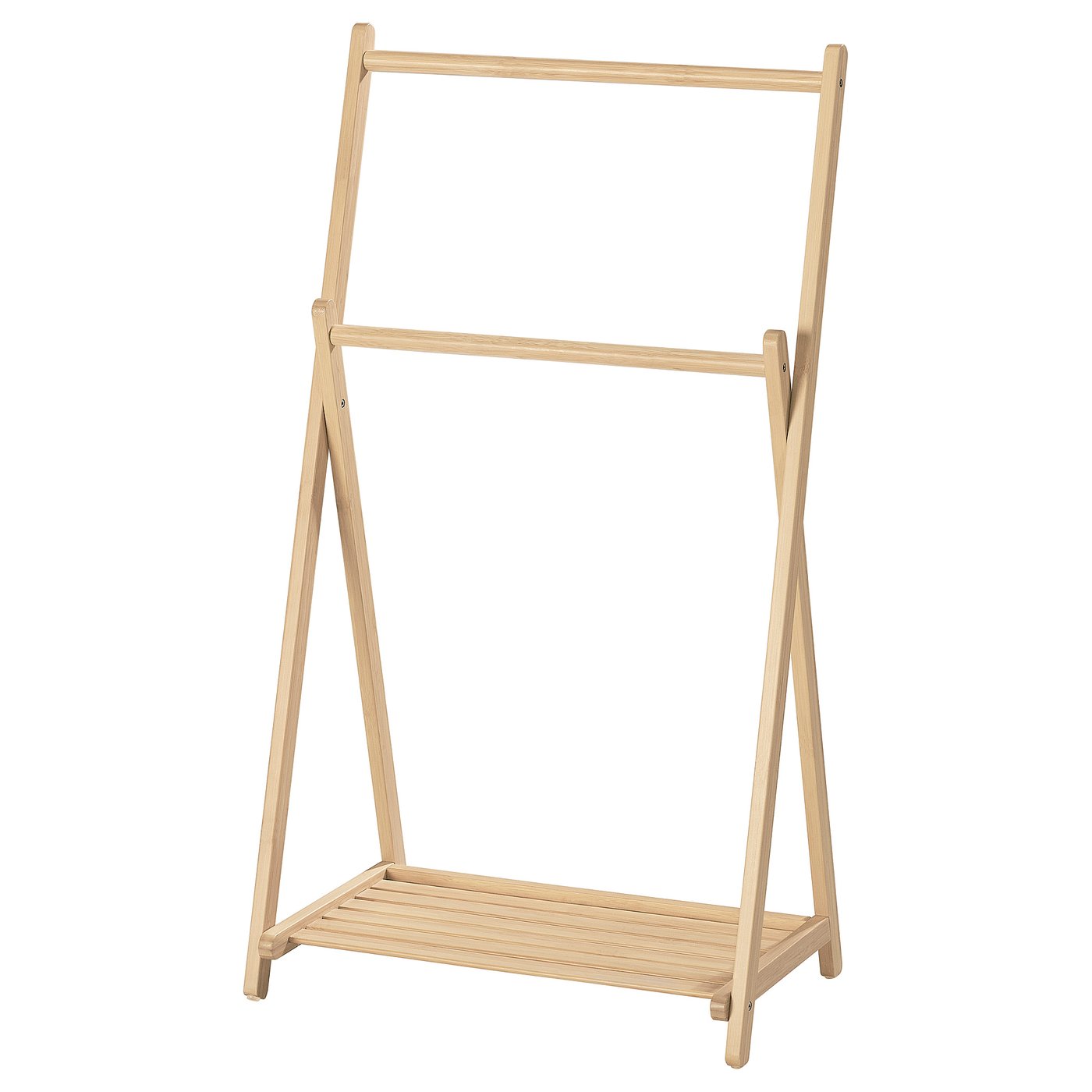 STEGESUND towel stand, light bamboo, 32x91 cm