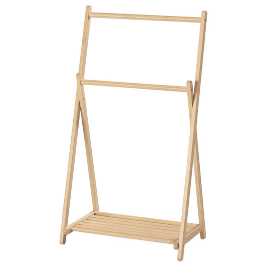 STEGESUND towel stand, light bamboo, 32x91 cm