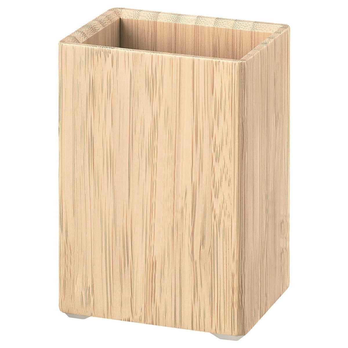 STEGESUND toothbrush holder, light bamboo, 8x6 cm