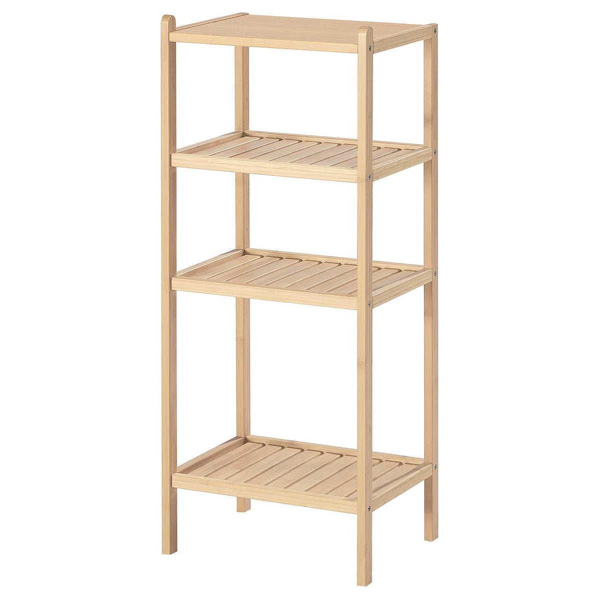 STEGESUND shelf unit, light bamboo, 36x28x87 cm