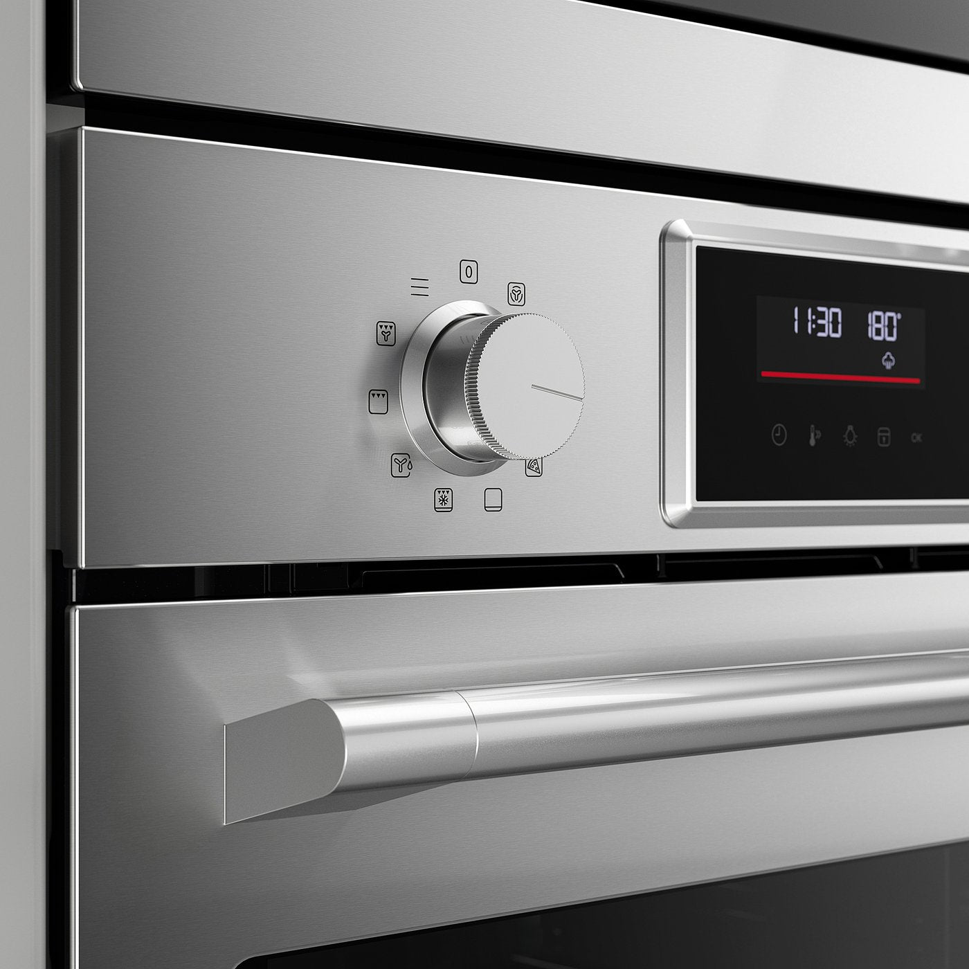 STENABY true fan oven, added steam function bake function/stainless steel colour IKEA 500, 1560 mmx594 mm cm