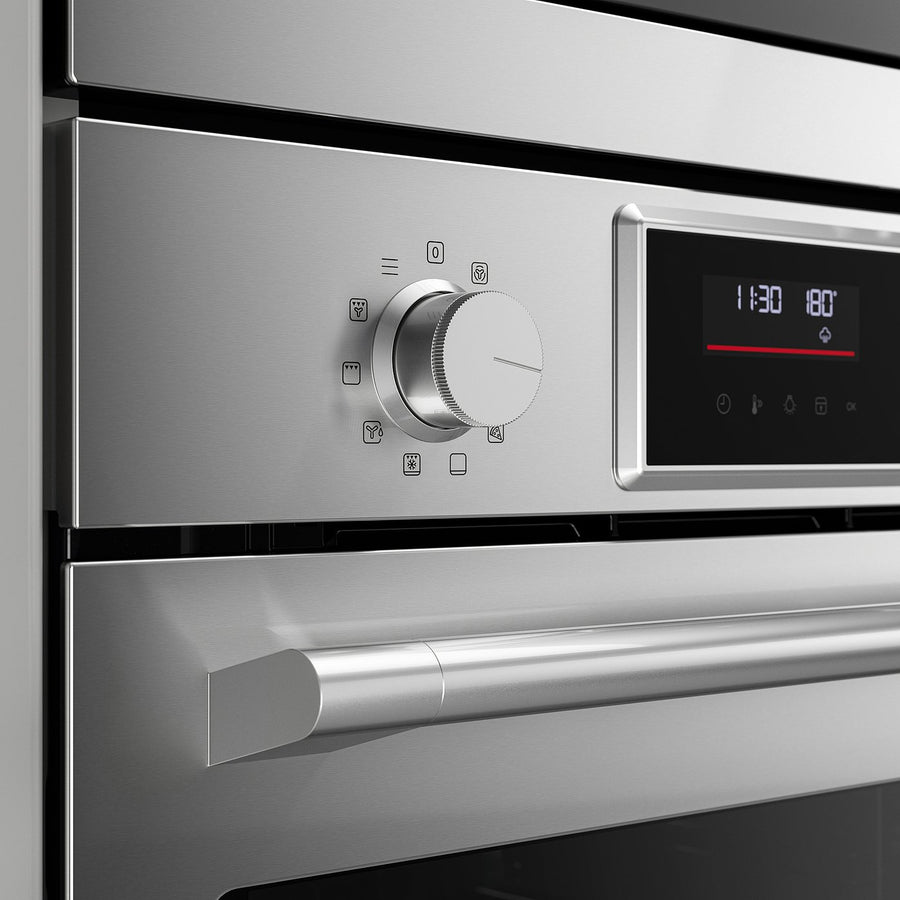 STENABY true fan oven, added steam function bake function/stainless steel colour IKEA 500, 594 mmx589 mmx569 mm cm