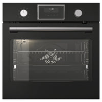 STENABY true fan oven, added steam function bake function/black IKEA 500, 594 mmx589 mmx569 mm cm