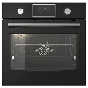 STENABY true fan oven, added steam function bake function/black IKEA 500, 594 mmx589 mmx569 mm cm
