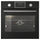 STENABY true fan oven, added steam function bake function/black IKEA 500, 1560 mmx594 mm cm