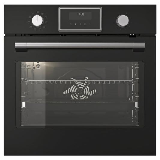 STENABY true fan oven, added steam function bake function/black IKEA 500, 1560 mmx594 mm cm