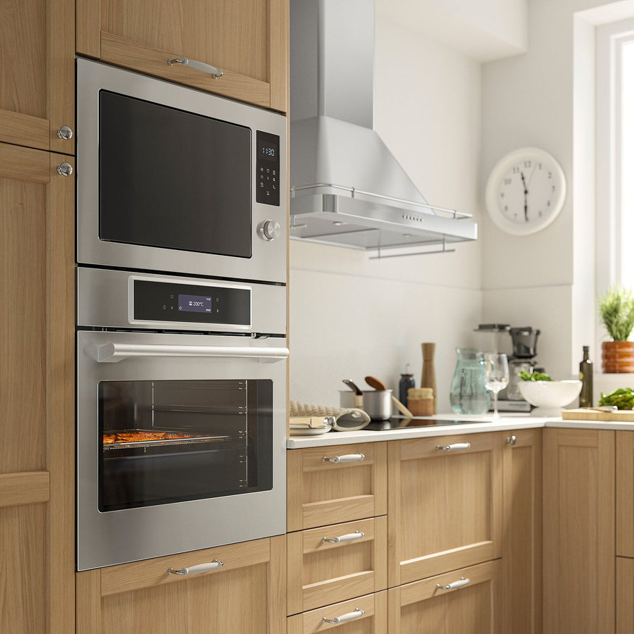 STENABY true fan oven, air fry function pyrolytic/stainless steel colour IKEA 700, 1560 mmx594 mm cm