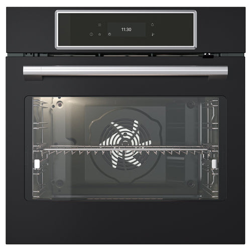 STENABY true fan oven, air fry function pyrolytic/black IKEA 700, 1560 mmx594 mm cm