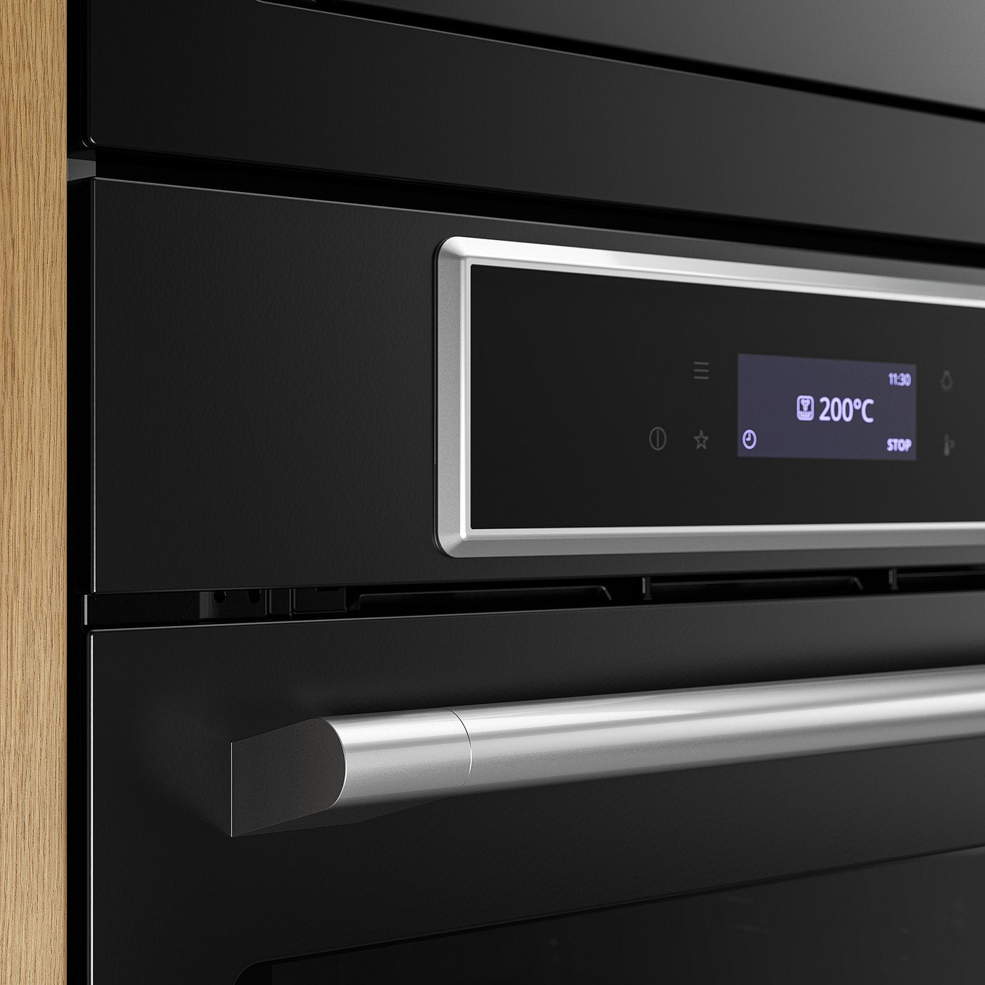 STENABY true fan oven, air fry function pyrolytic/black IKEA 700, 594 mmx589 mmx569 mm cm