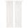 STENFRÖ sheer curtains, 1 pair, white/with heading tape, 145x300 cm