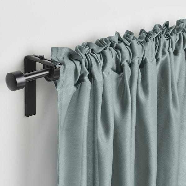 Ikea STENFRÖ - Thin curtain, 2 sheets, with curling ribbon/turquoise,145x300 cm