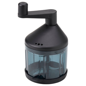 STENSNULTRA vegetable chopper, black grey-turquoise/transparent, 13x19 cm