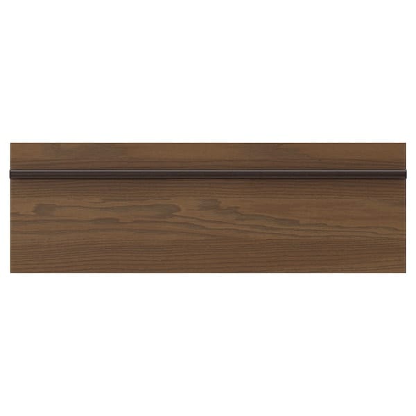 Ikea STENSTA - Drawer front, dark brown ash veneer,60x20 cm