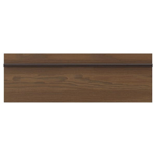 STENSTA - STENSTA Drawer front, dark brown ash veneer, 60x20 cm