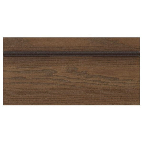 STENSTA - STENSTA Drawer front, dark brown ash veneer, 40x20 cm