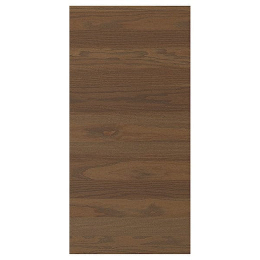 STENSTA cover panel, dark brown ash veneer, 39x80 cm
