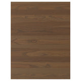 STENSTA cover panel, dark brown ash veneer, 62x80 cm
