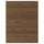 STENSTA - STENSTA Cover panel, dark brown ash veneer, 62x80 cm