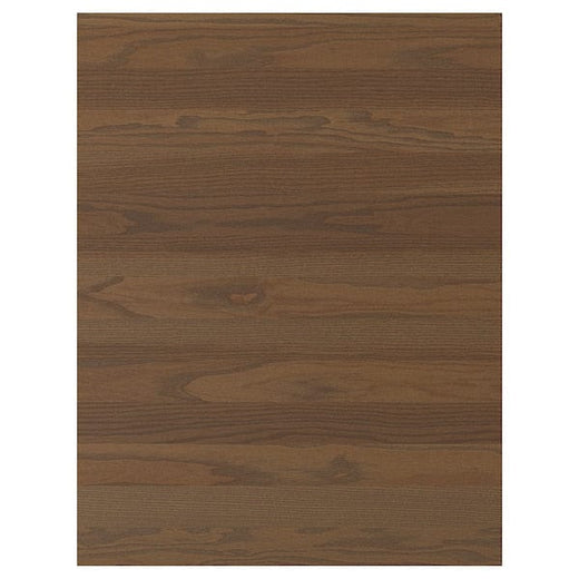 STENSTA cover panel, dark brown ash veneer, 62x80 cm