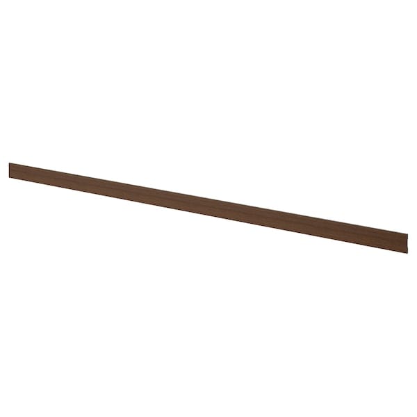 Ikea STENSTA - plinth, dark brown ash effect,220x8 cm