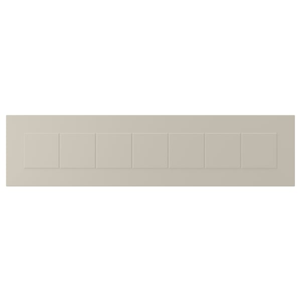 STENSUND - Drawer front, beige, 80x20 cm