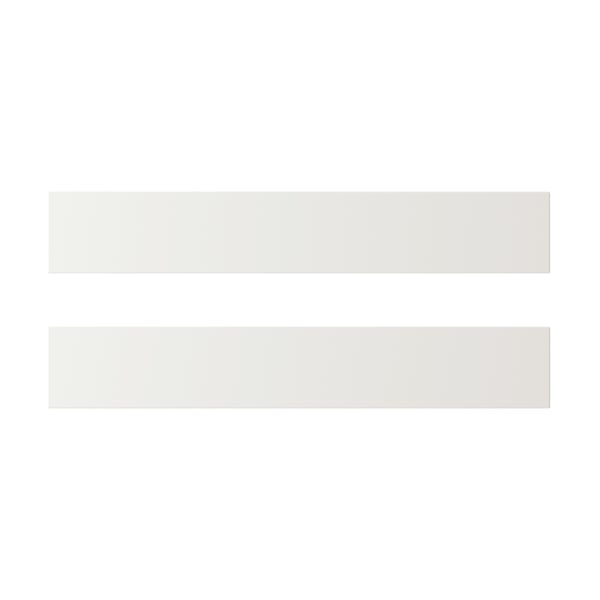 STENSUND drawer front, white, 60x10 cm, 2 pack