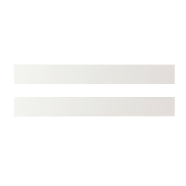 STENSUND drawer front, white, 80x10 cm, 2 pack