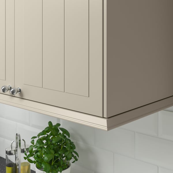 STENSUND - STENSUND Contoured deco strip/moulding, beige, 221x3 cm