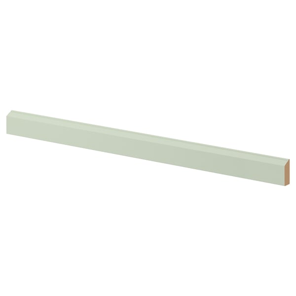 STENSUND contoured deco strip/moulding, light green, 221x3 cm