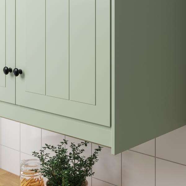 STENSUND contoured deco strip/moulding, light green, 221x3 cm