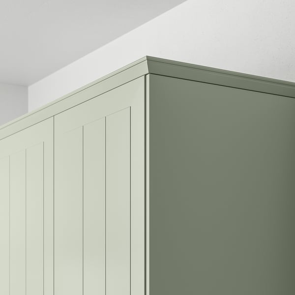 STENSUND contoured deco strip/moulding, light green, 221x3 cm