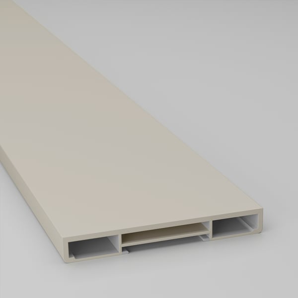 STENSUND plinth, beige, 220x8 cm