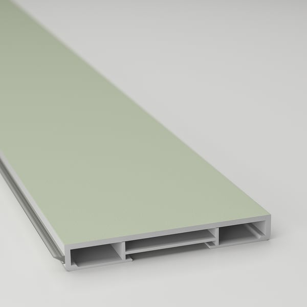 STENSUND plinth, light green, 220x8 cm