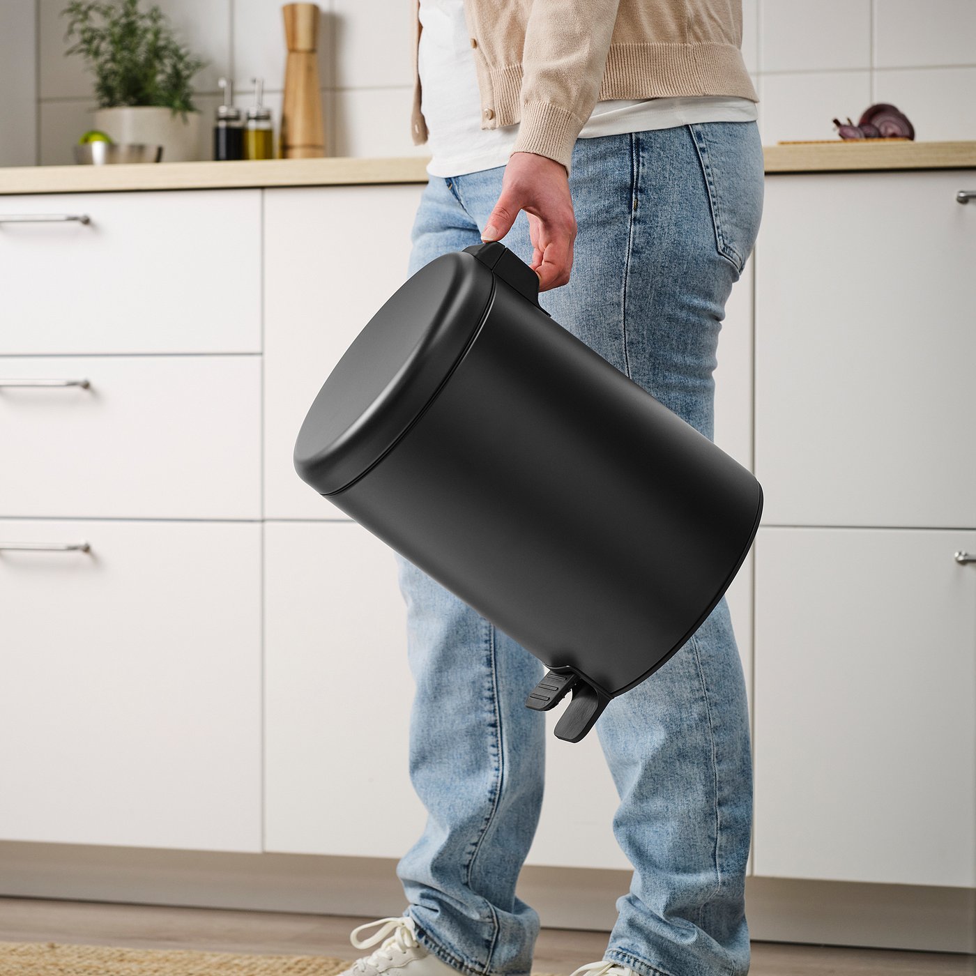 STENTRAPPA pedal bin, anthracite, 9 l