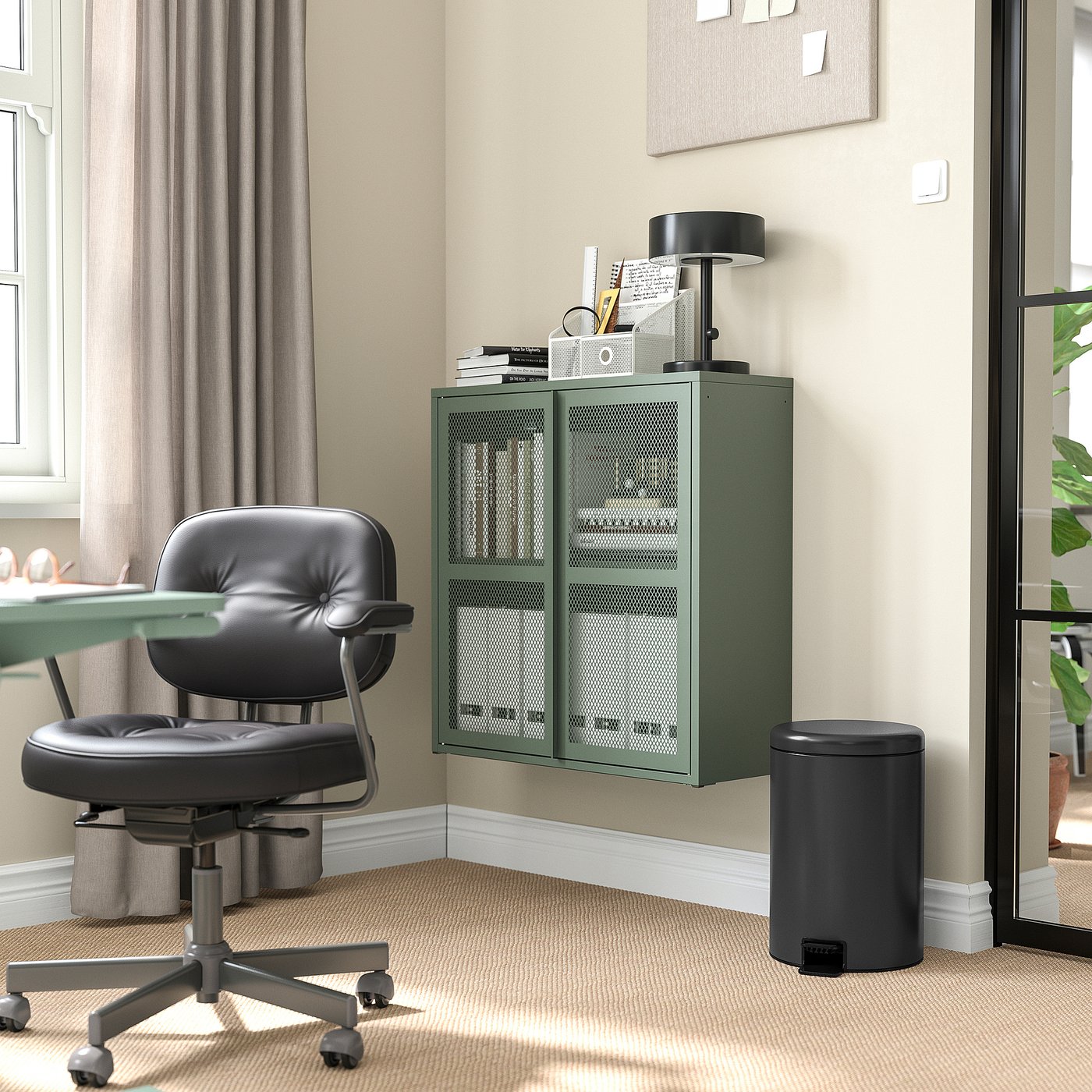 STENTRAPPA pedal bin, anthracite, 18 l