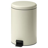 STENTRAPPA pedal bin, light grey-beige, 18 l
