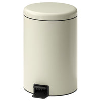STENTRAPPA pedal bin, light grey-beige, 18 l