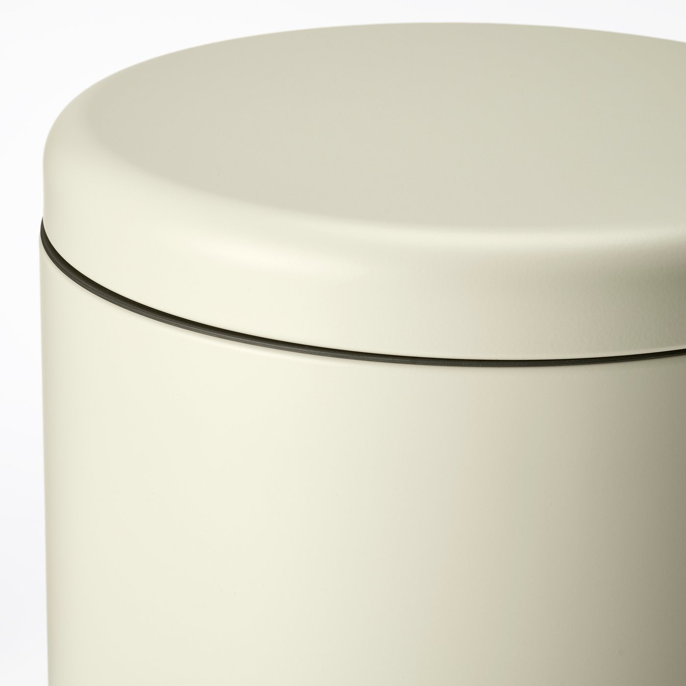 STENTRAPPA pedal bin, light grey-beige, 18 l