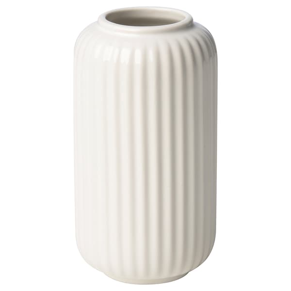 Ikea STILREN - Vase, white, 12 cm